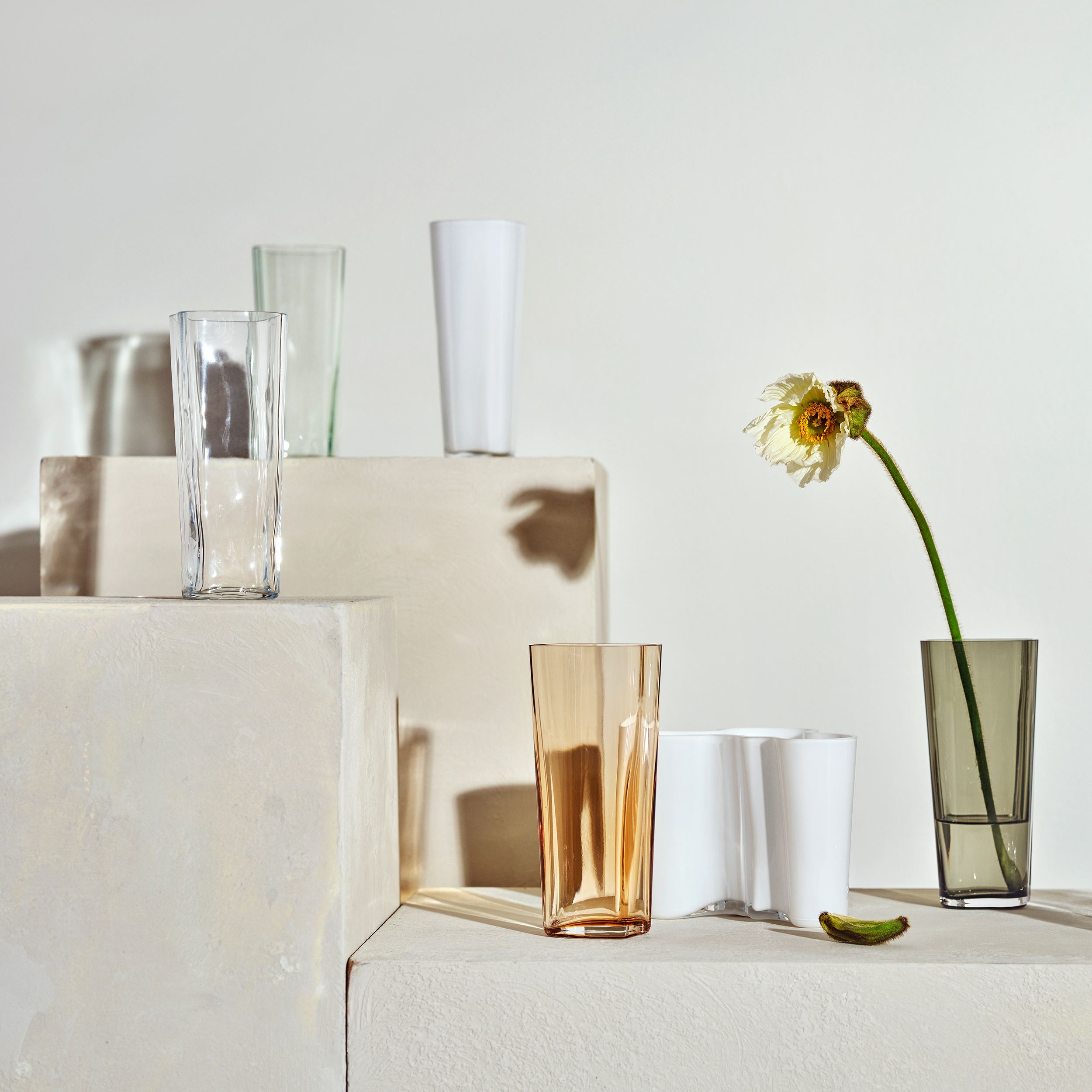 Terraplén techo Carnicero Alvar Aalto Collection vase 180mm white | Iittala