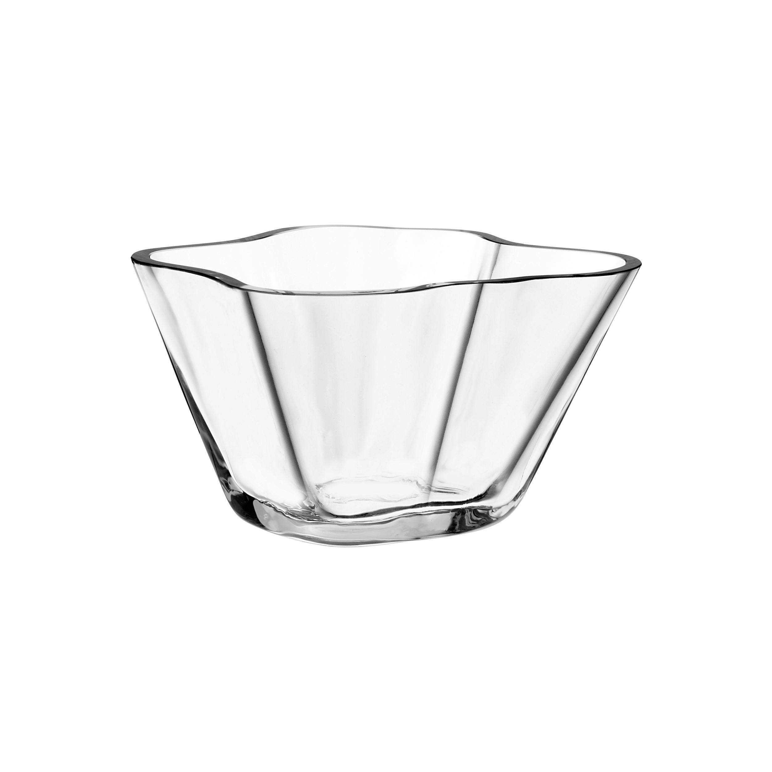 Alvar Aalto Collection bowl 195x50mm clear | Iittala