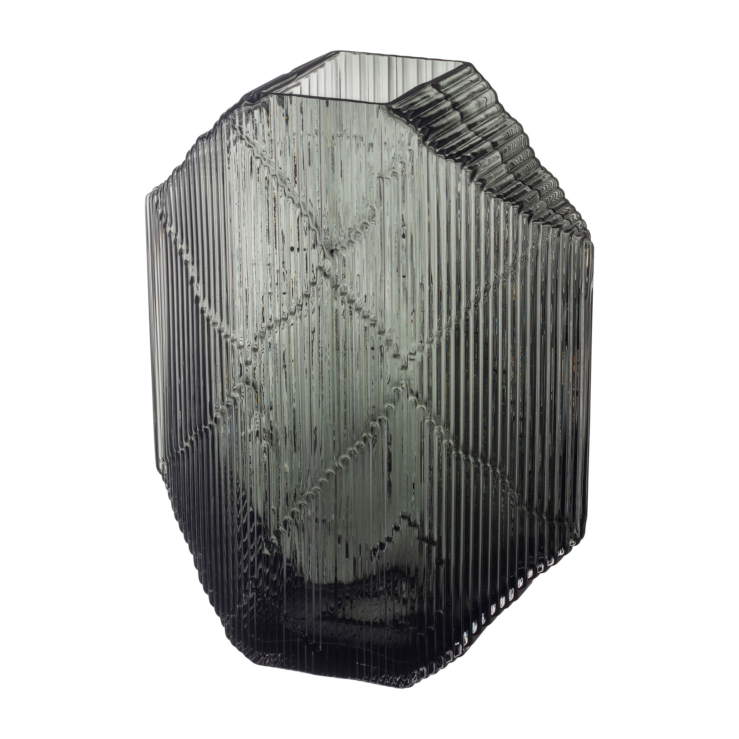 Kartta glass sculpture 240x320 dark grey | Iittala