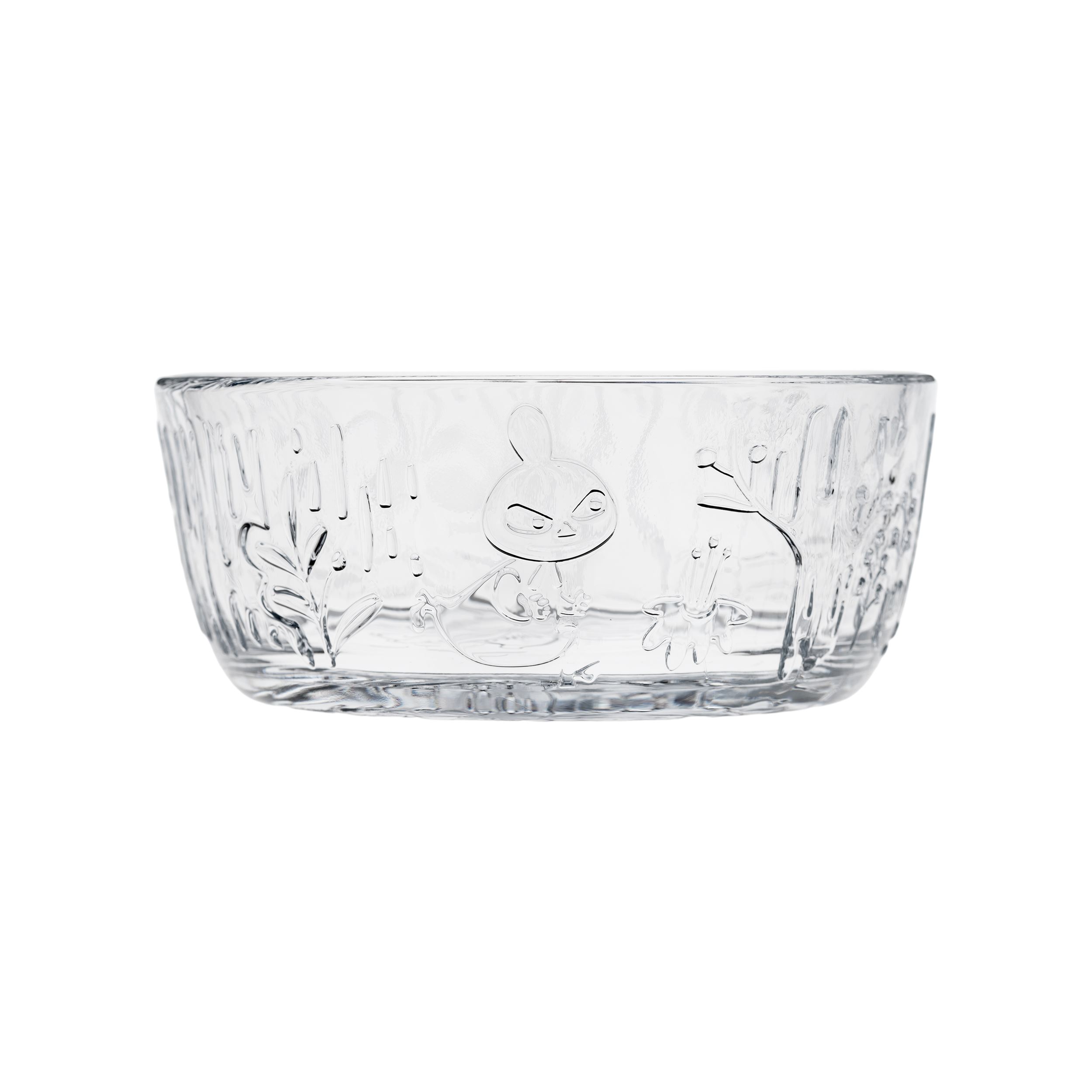 Moomin Glass Bowl 350ml Clear